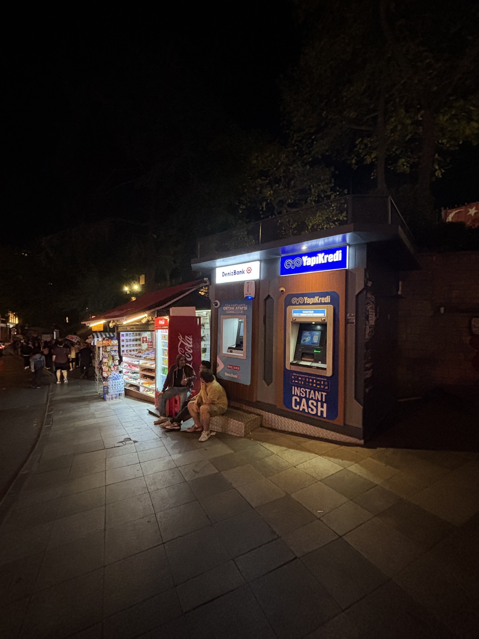small ATM block in Kadıköy